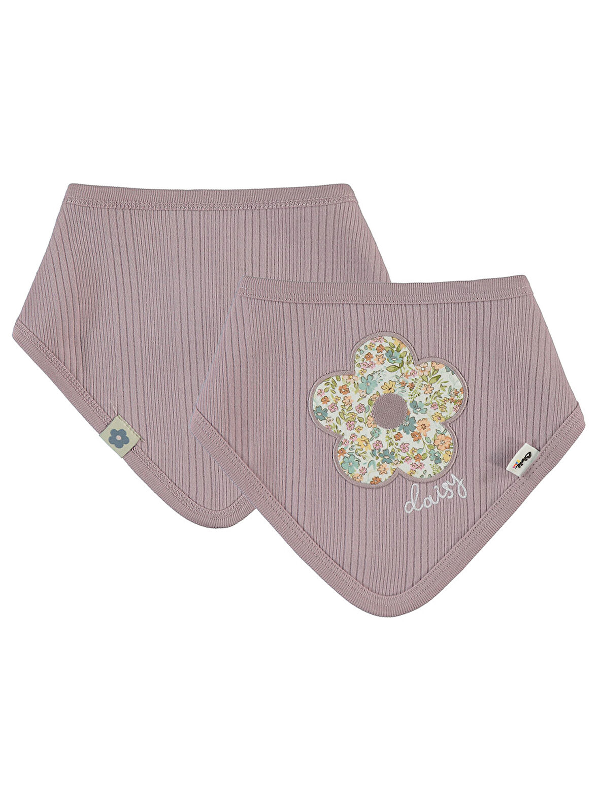 Civil Baby Kız Bebek 2'li Mama Önlüğü Soft Lila
