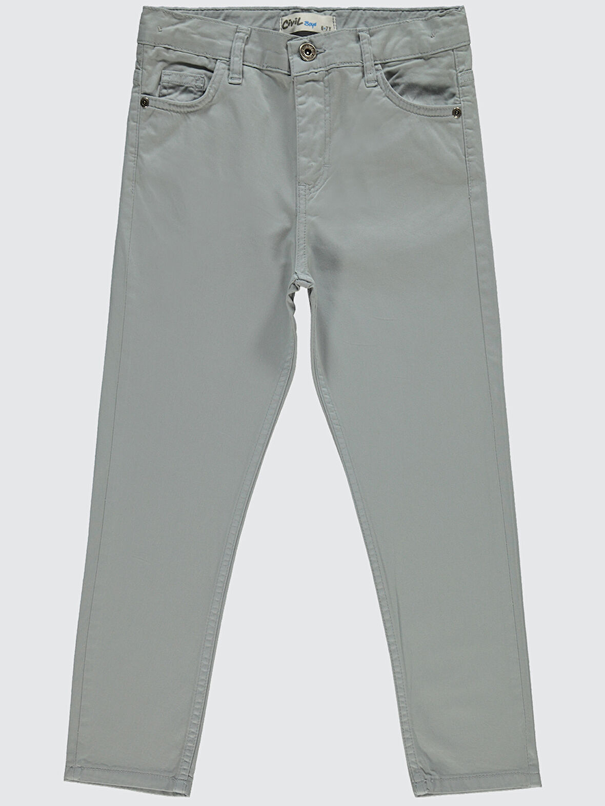 Civil Boys Erkek Çocuk Pantolon 6-9 Yaş Gri