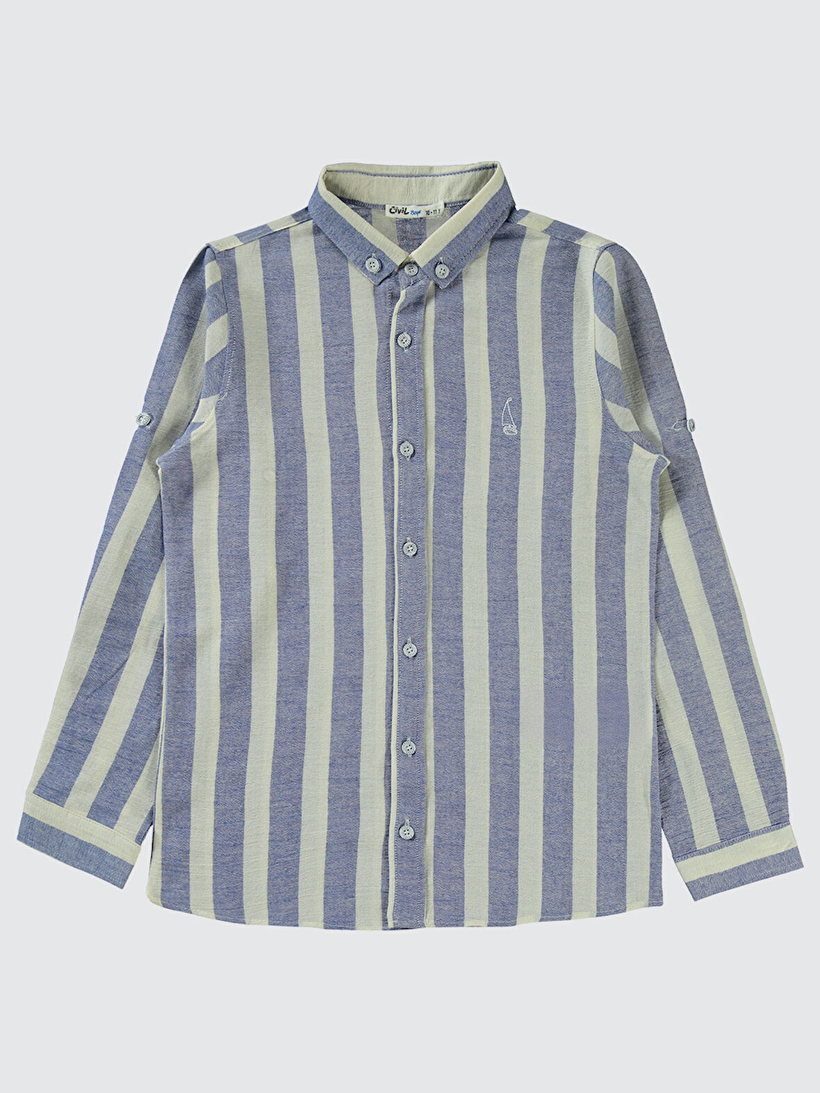 Civil Boys Erkek Çocuk Gömlek 10-13 Yaş Mavi