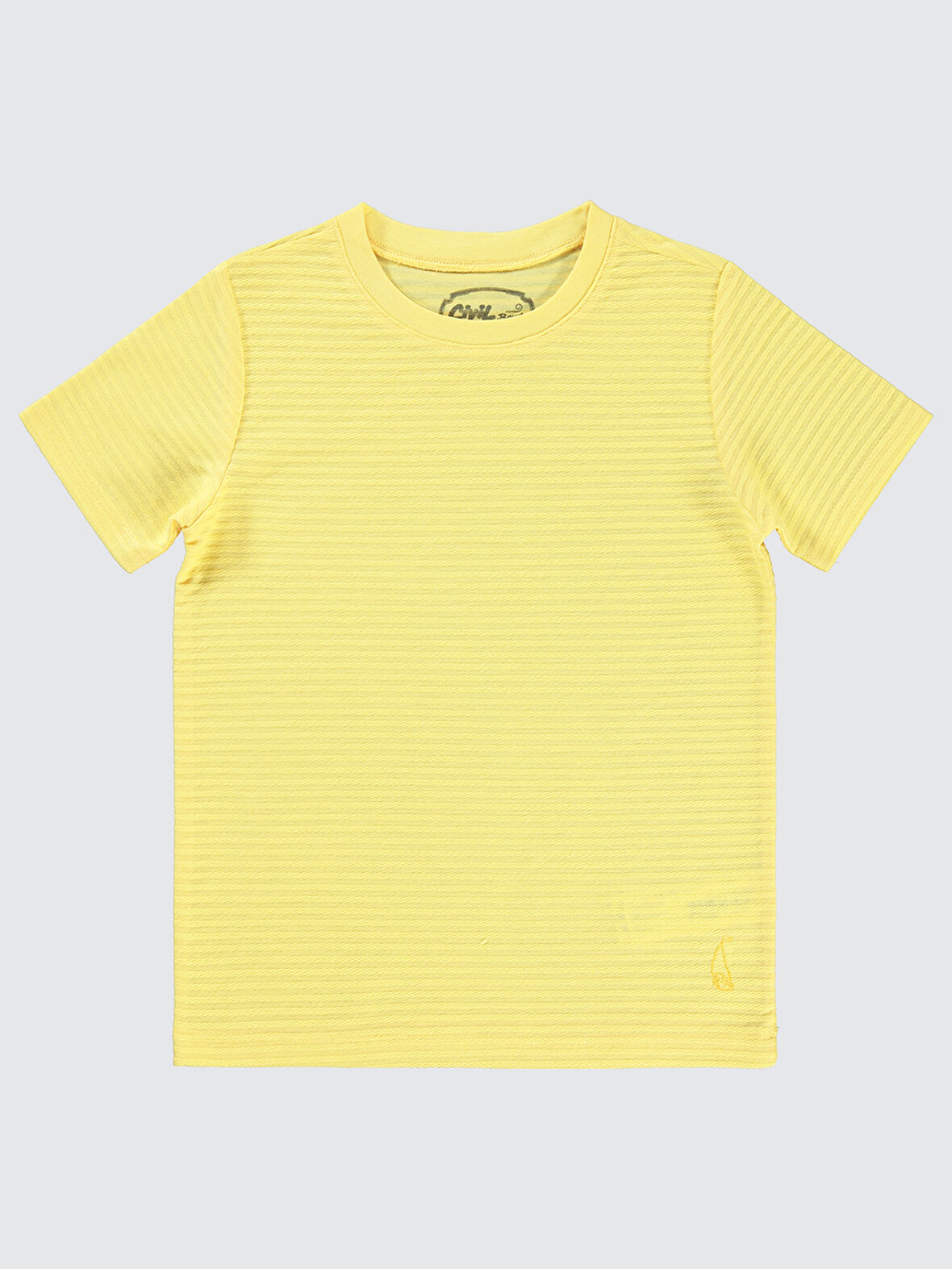 Civil Boys Erkek Çocuk Tişört 6-9 Yaş Açık Sarı