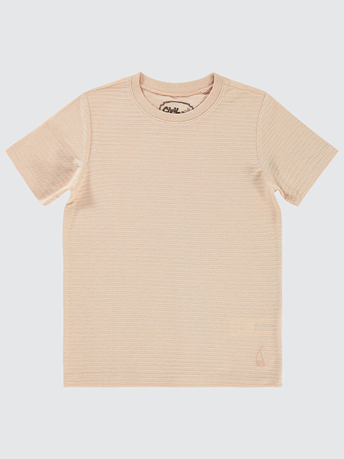 Civil Boys Erkek Çocuk Tişört 6-9 Yaş Somon
