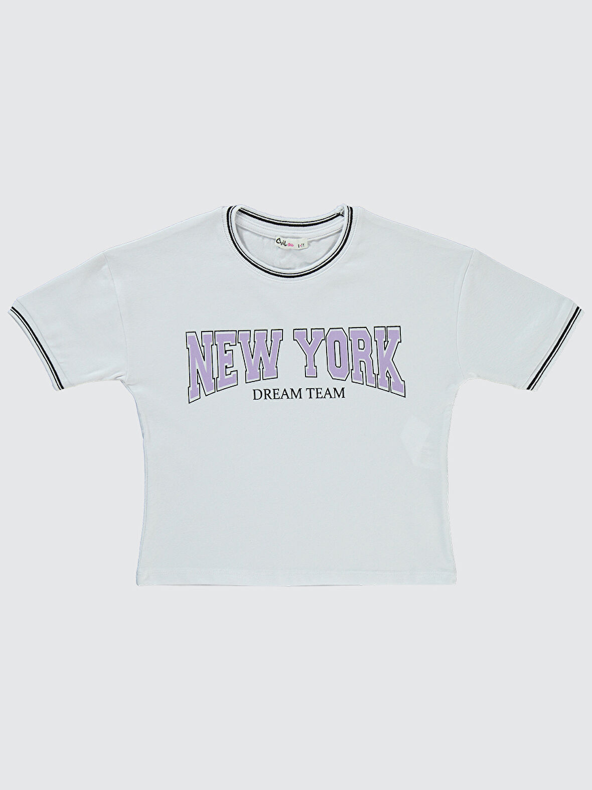 Civil Girls Kız Çocuk Tişört 6-9 Yaş Beyaz