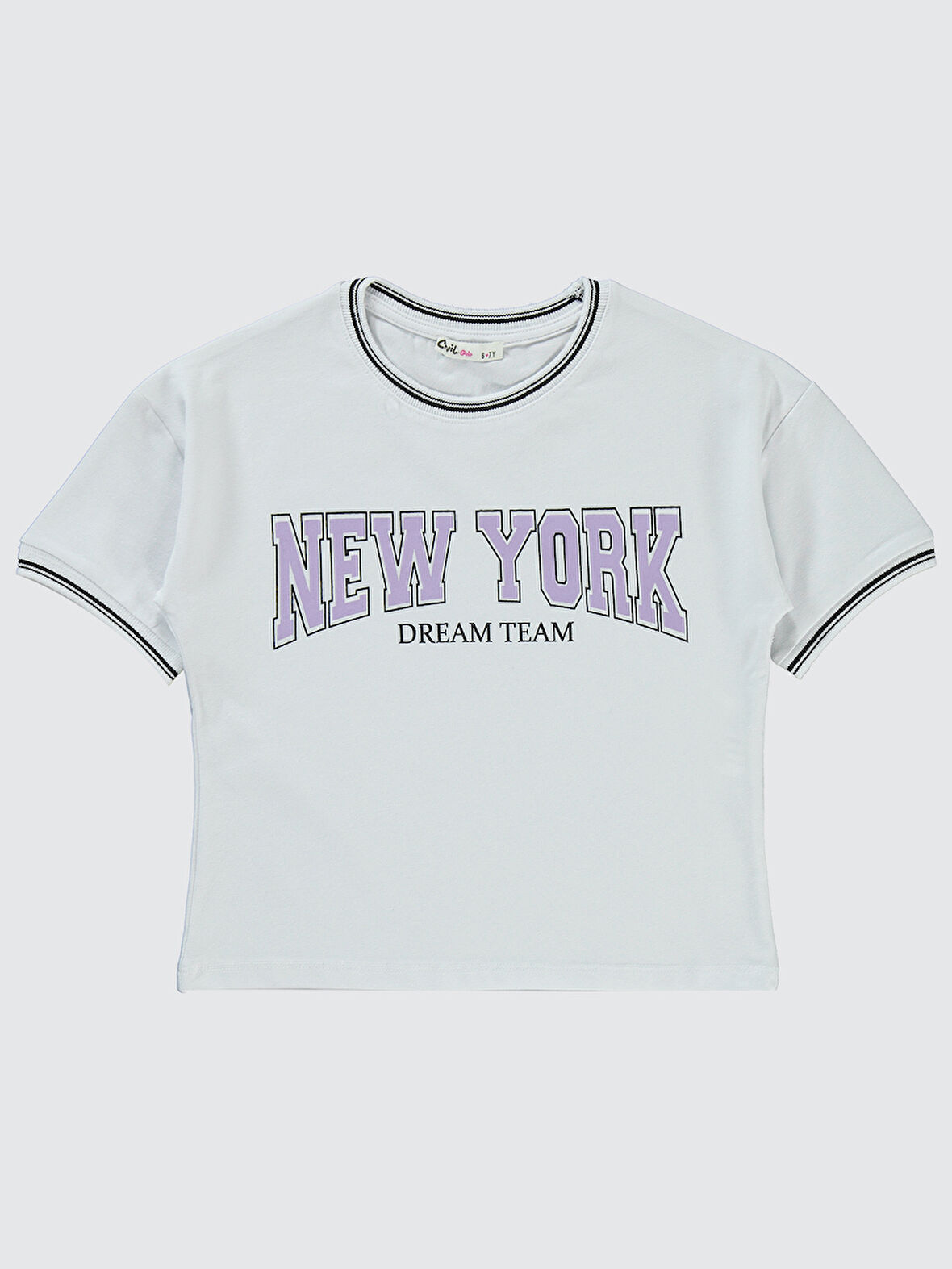 Civil Girls Kız Çocuk Tişört 10-13 Yaş Beyaz