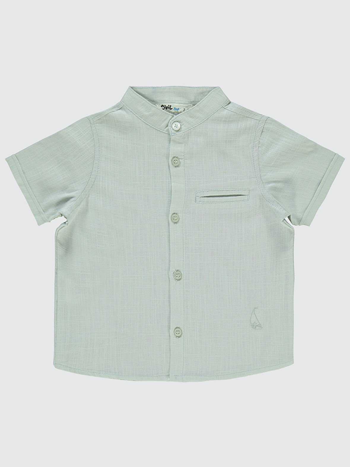 Civil Boys Erkek Çocuk Gömlek 2-5 Yaş Açık Gri 