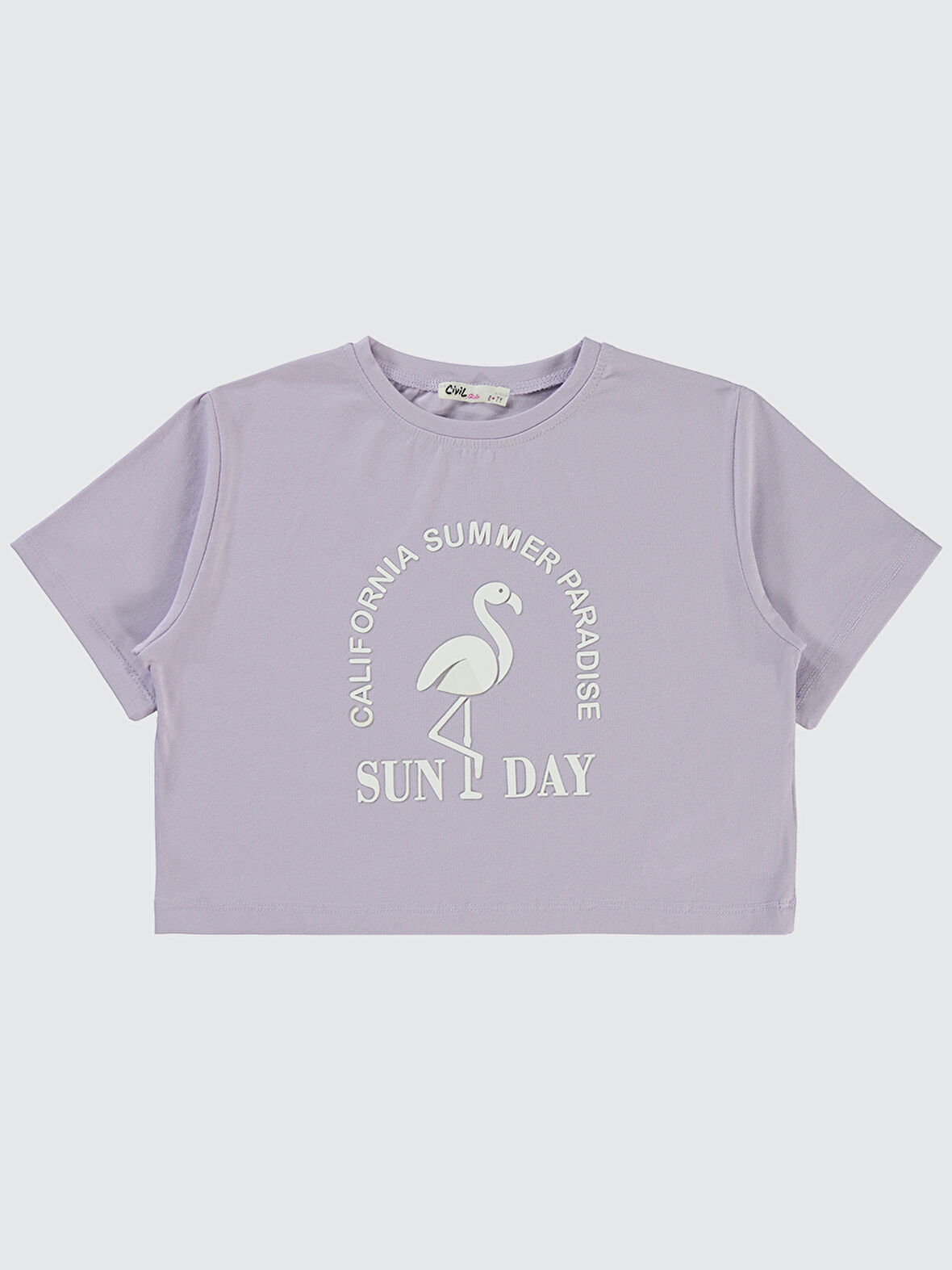 Civil Girls Kız Çocuk Tişört 6-9 Yaş Lila
