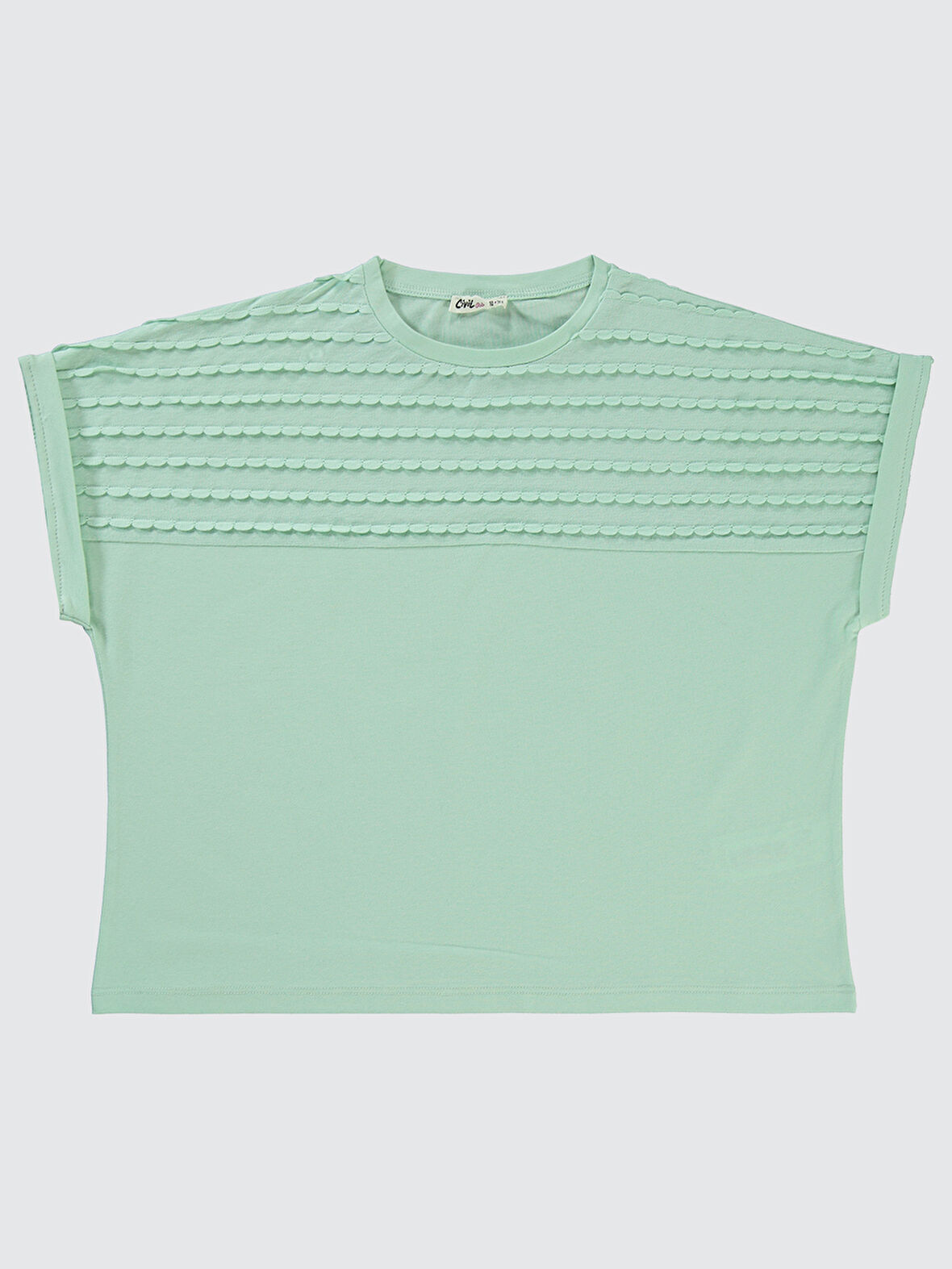Civil Girls Kız Çocuk Tişört 10-13 Yaş Çağla Yeşili