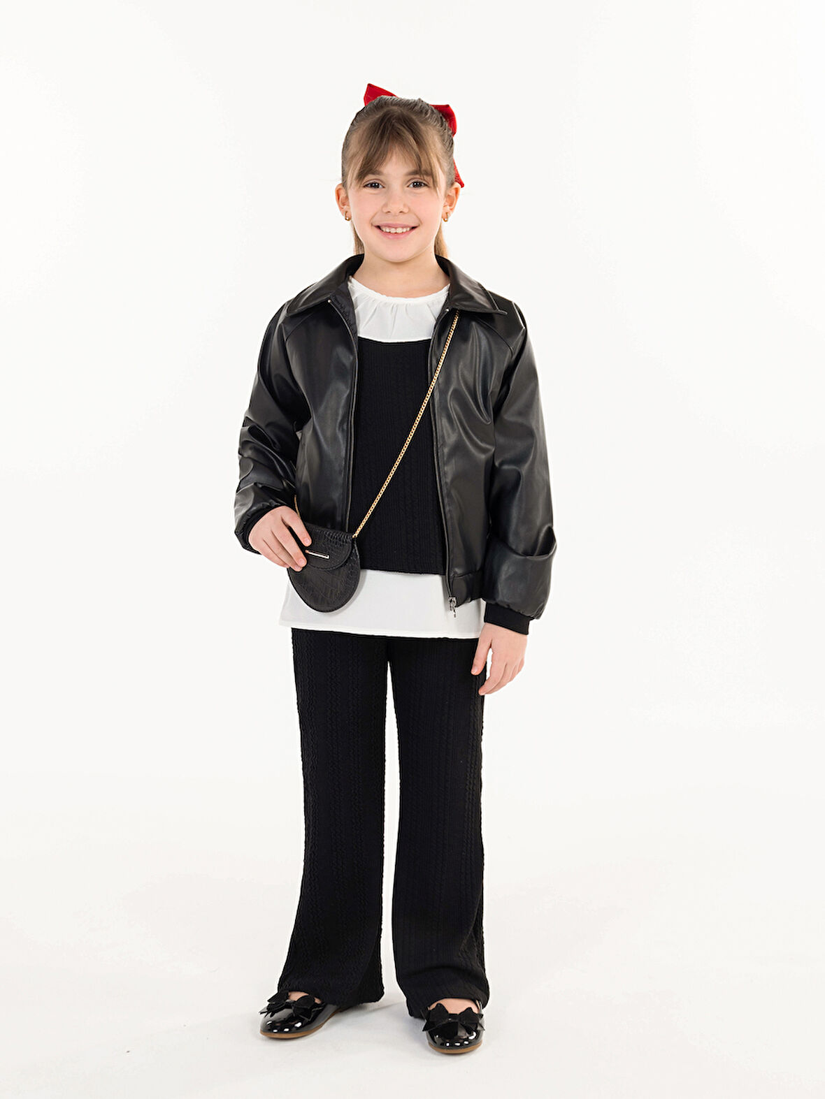 Civil Girls Kız Çocuk Ceket 6-9 Yaş Siyah