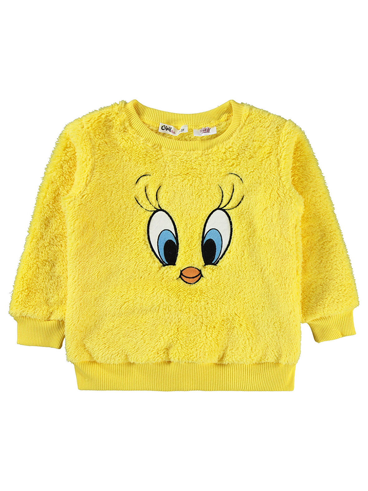 Tweety Kız Çocuk Sweatshirt 2-5 Yaş Sarı