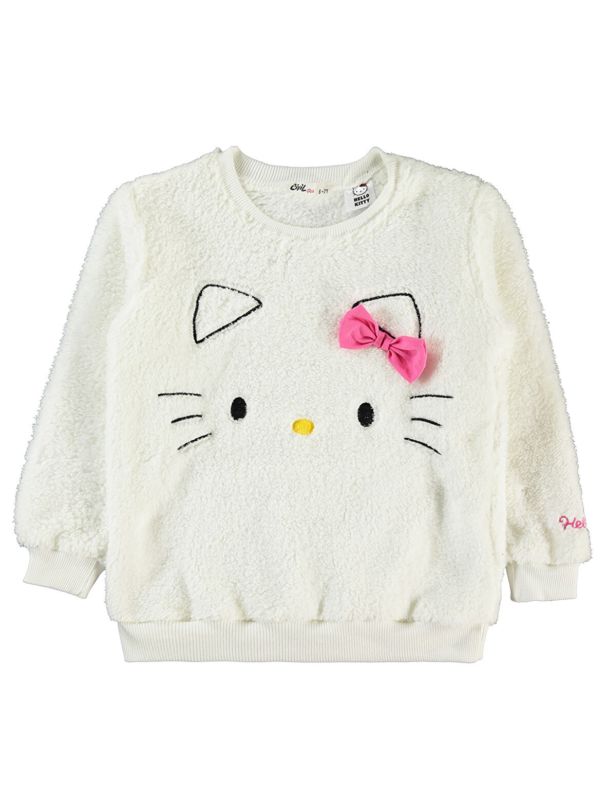 Hello Kitty Kız Çocuk Sweatshirt 10-13 Yaş Ekru