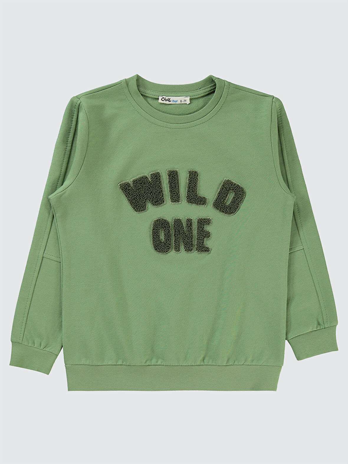Civil Boys Erkek Çocuk Sweatshirt 6-9 Yaş Açık Haki