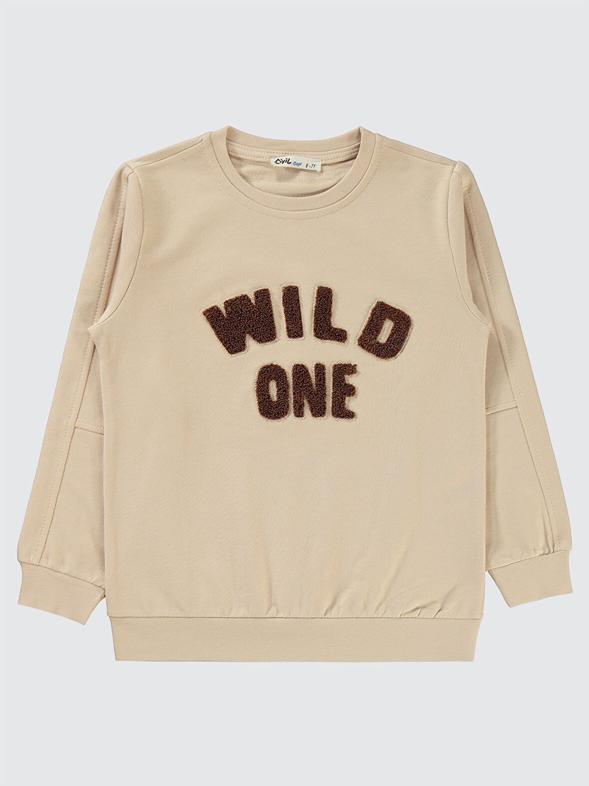 Civil Boys Erkek Çocuk Sweatshirt 6-9 Yaş Taş Rengi