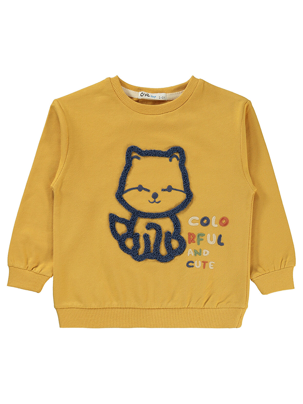 Civil Boys Erkek Çocuk Sweatshirt 2-5 Yaş  Hardal
