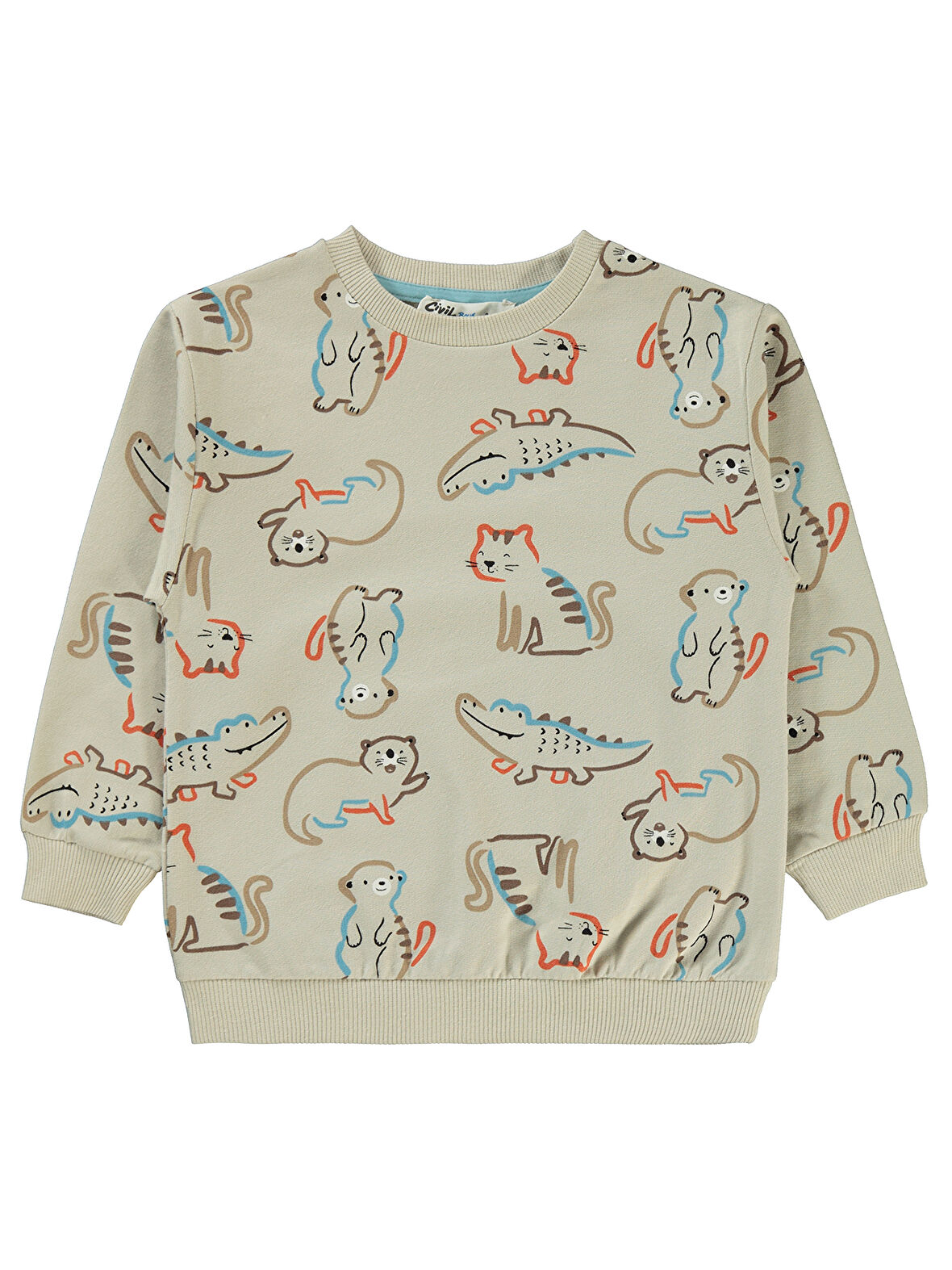 Civil Boys Erkek Çocuk Sweatshirt 2-5 Yaş Mavi