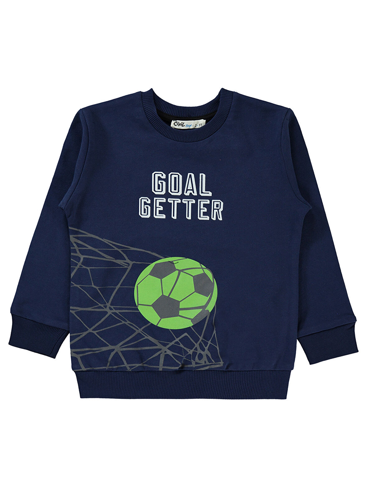 Civil Boys Erkek Çocuk Sweatshirt 2-5 Yaş Lacivert