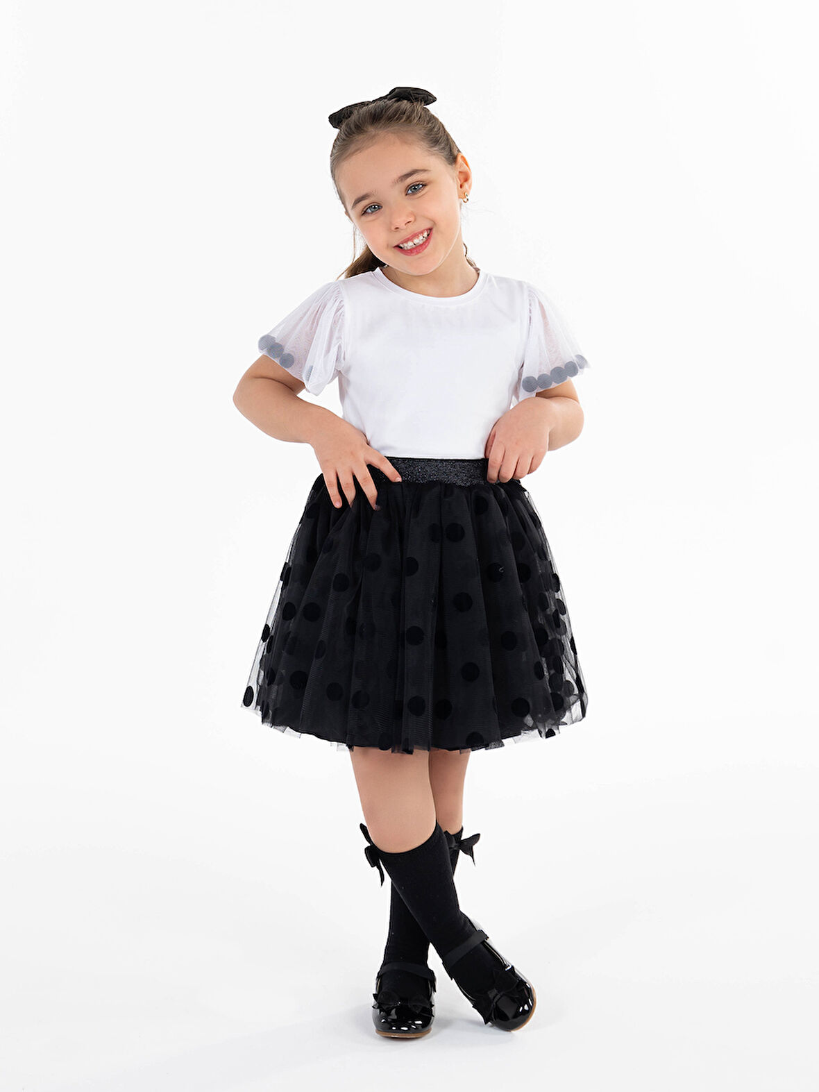 Civil Girls Kız Çocuk Tütü Etek 4-9 Yaş Siyah