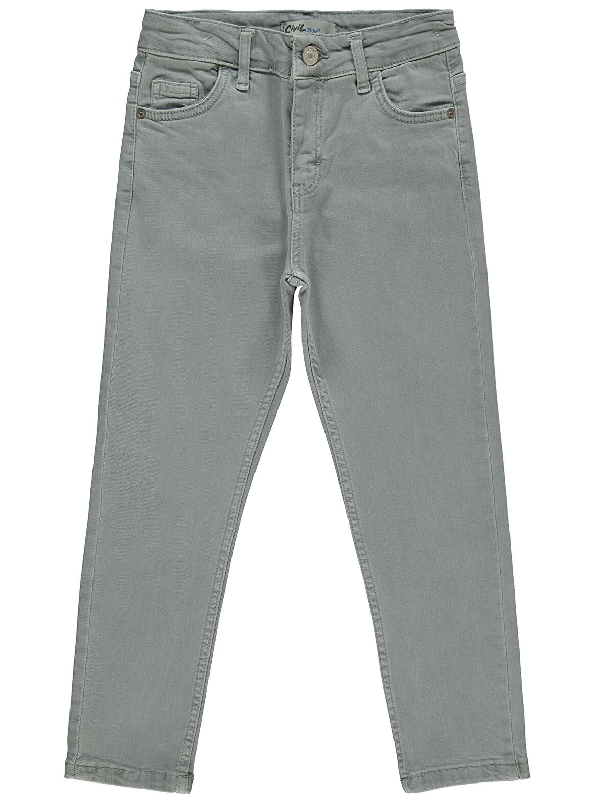 Civil Boys Erkek Çocuk Pantolon 10-13 Yaş Gri