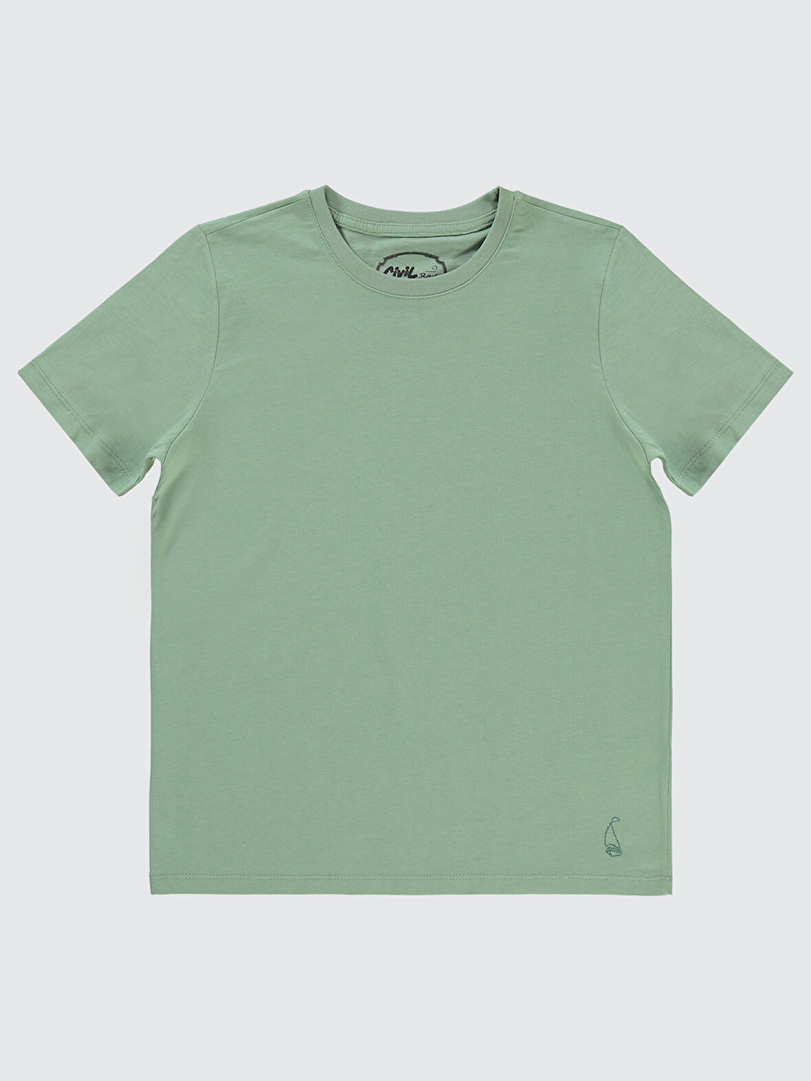 Civil Boys Erkek Çocuk Tişört 10-13 Yaş Soft Haki
