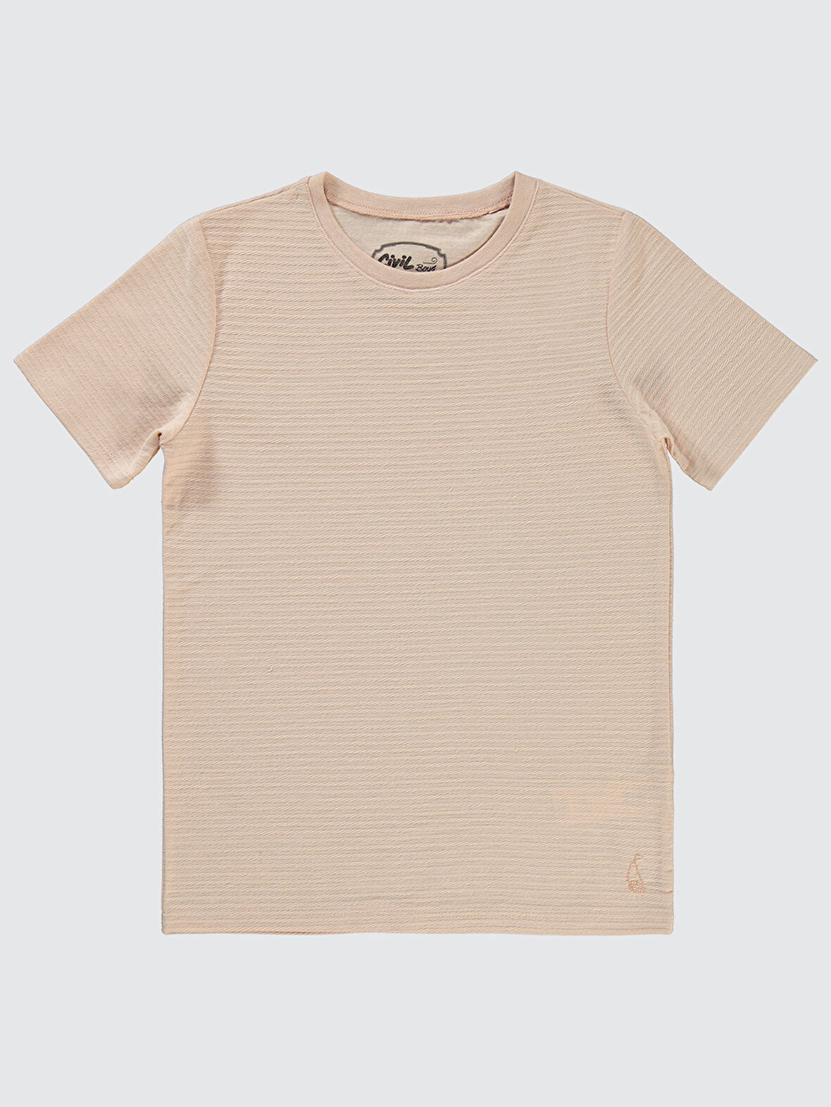 Civil Boys Erkek Çocuk Tişört 10-13 Yaş Somon