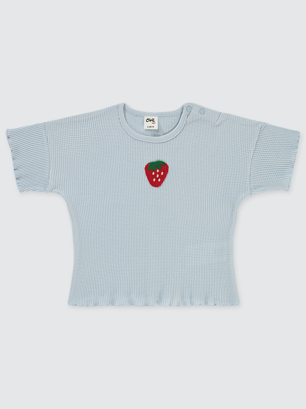 Civil Baby Kız Bebek Tişört 6-18 Ay Mavi