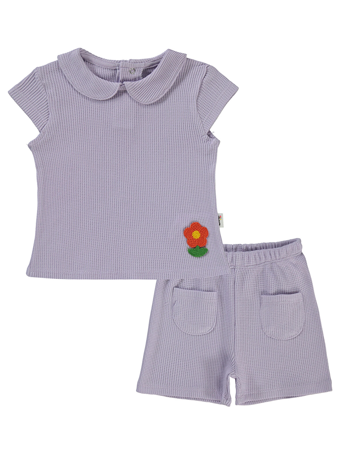 Civil Baby Kız Bebek Şortlu Takım 6-18 Ay Lila