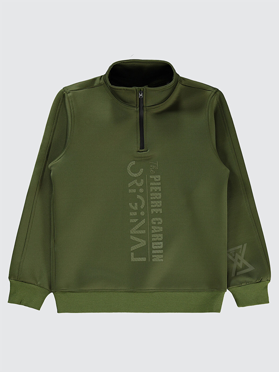 Pierre Cardin Erkek Çocuk Sweatshirt 6-9 Yaş Haki