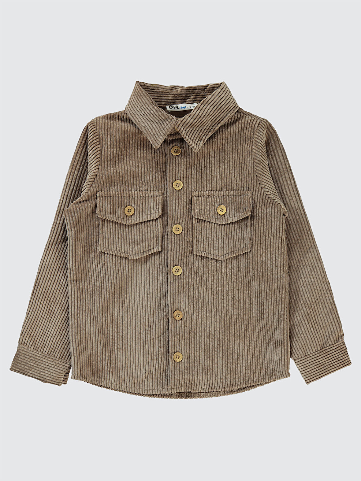 Civil Boys Erkek Çocuk Gömlek 10-13 Yaş Camel