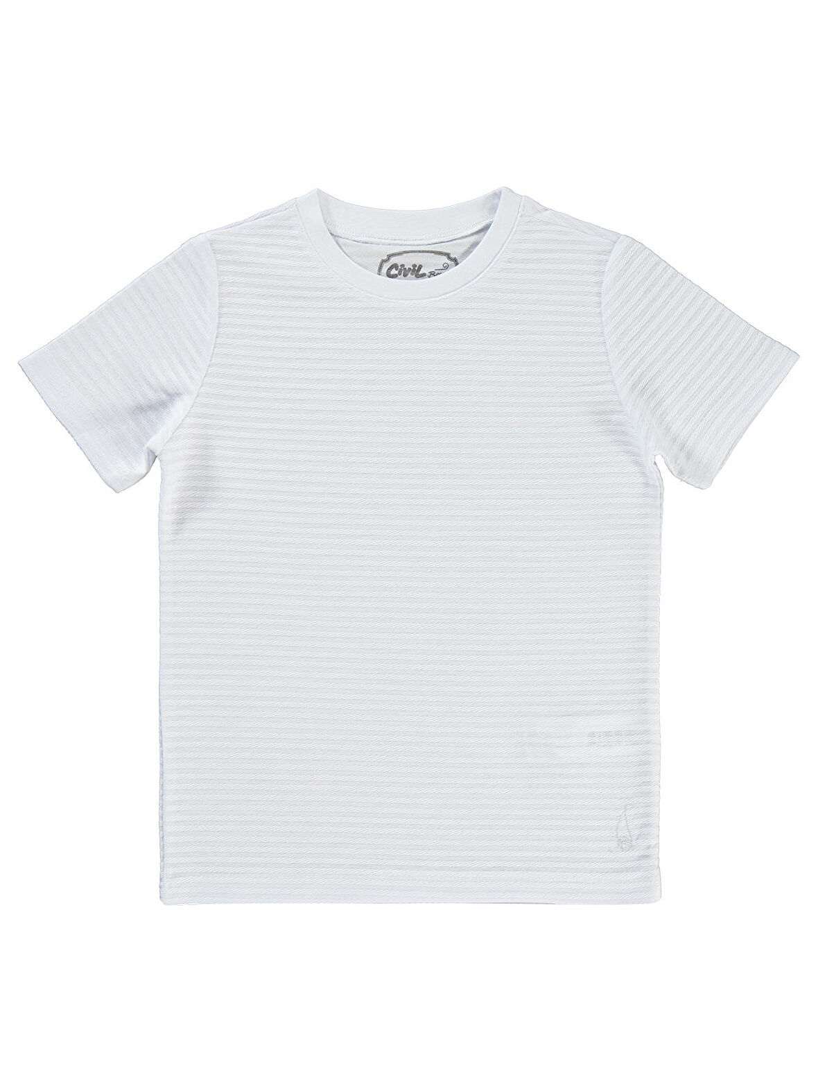 Civil Boys Erkek Çocuk Tişört 10-13 Yaş Beyaz