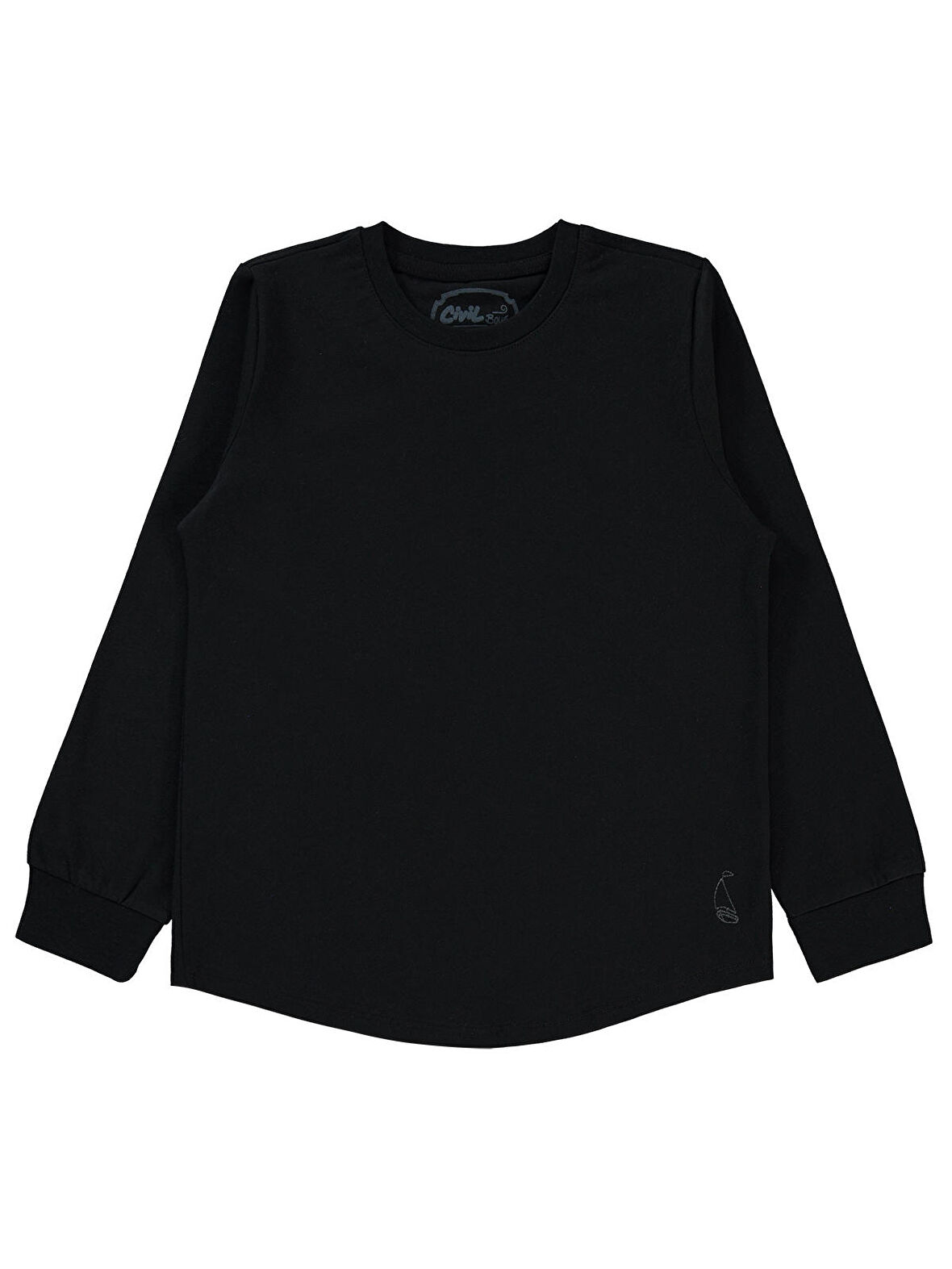 Civil Boys Erkek Çocuk Sweatshirt 6-9 Yaş Siyah