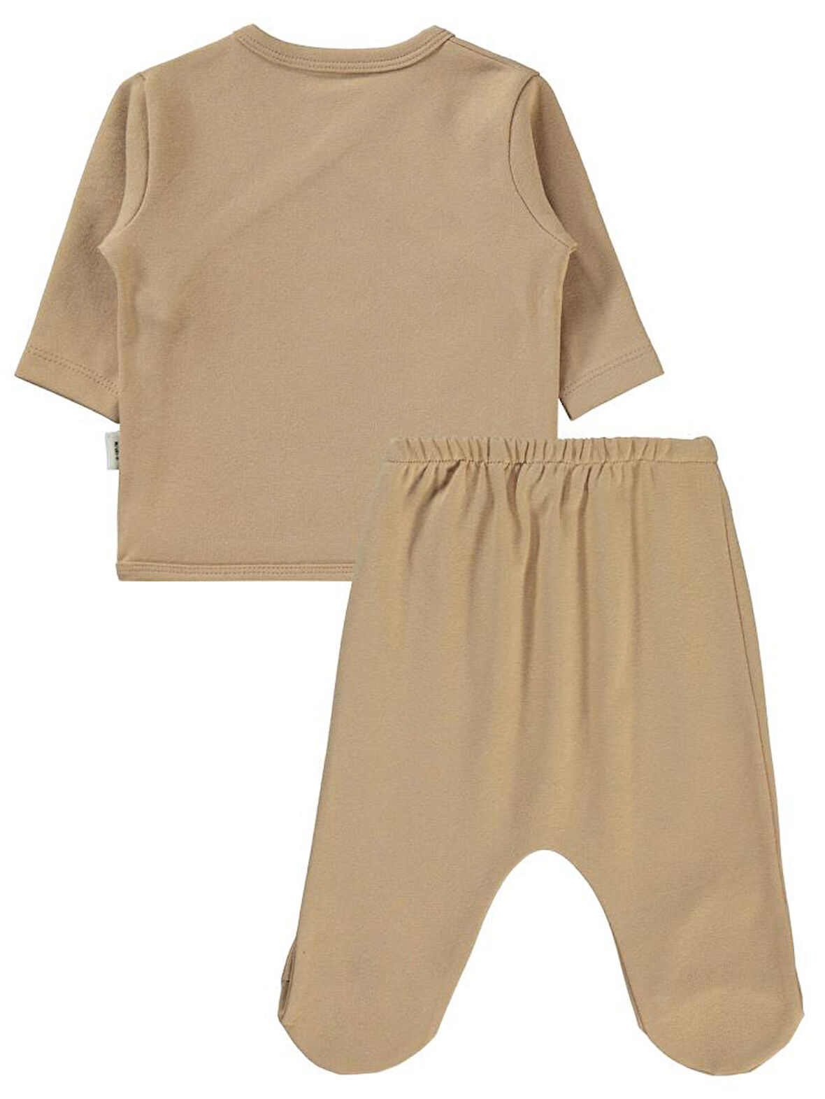 Civil Baby 3'Lü Basic  Zıbın Takımları - Kahverengi 0-1 Ay