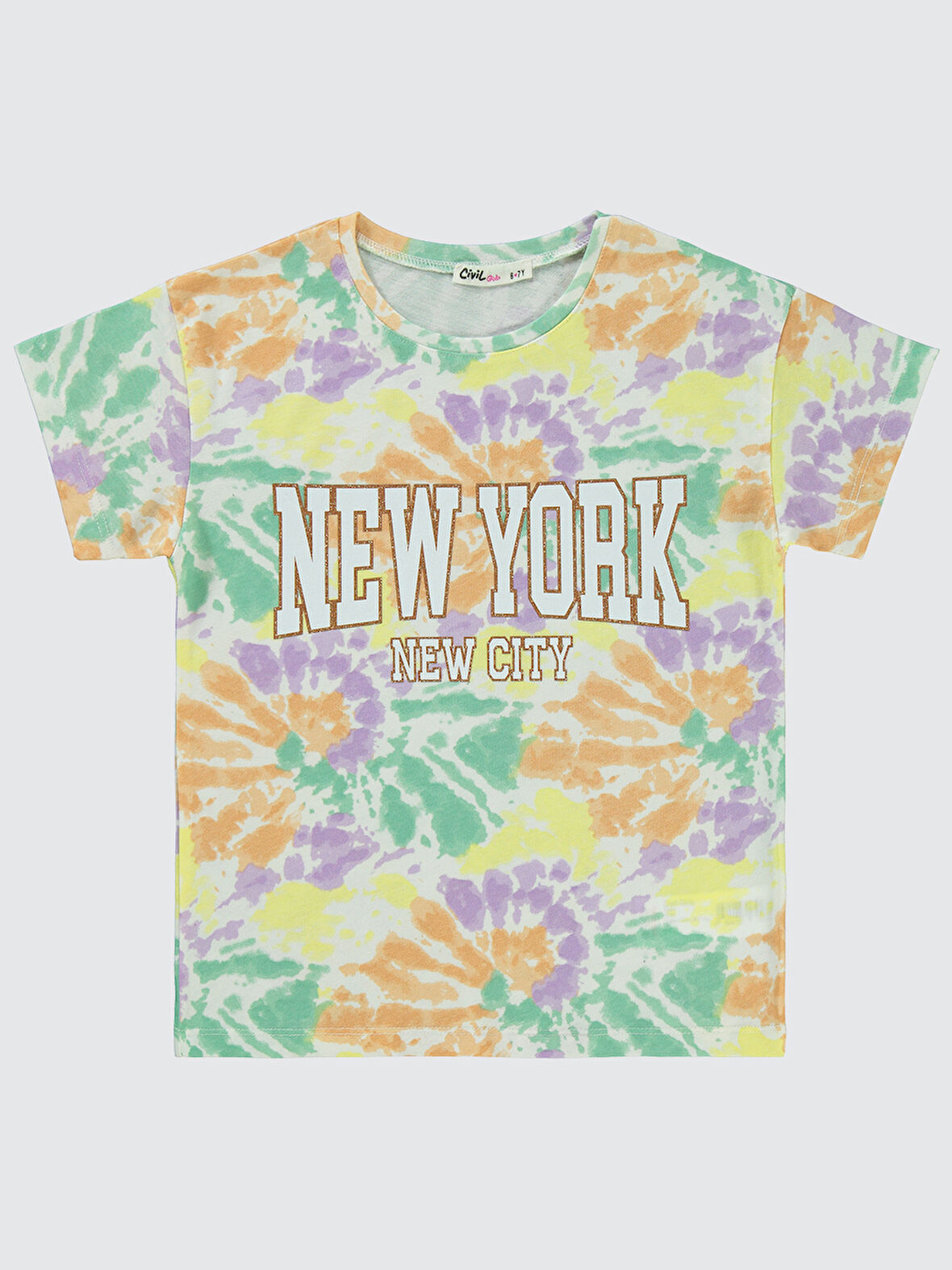 Civil Girls Kız Çocuk Tişört 6-9 Yaş Lila