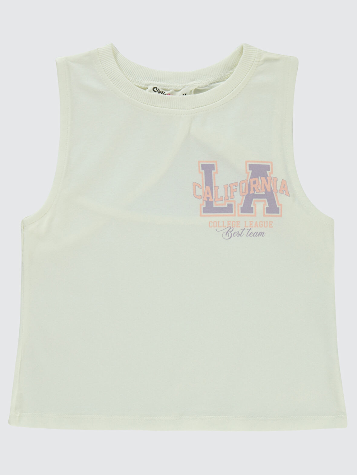 Civil Girls Kız Çocuk Tişört 10-13 Yaş Ekru