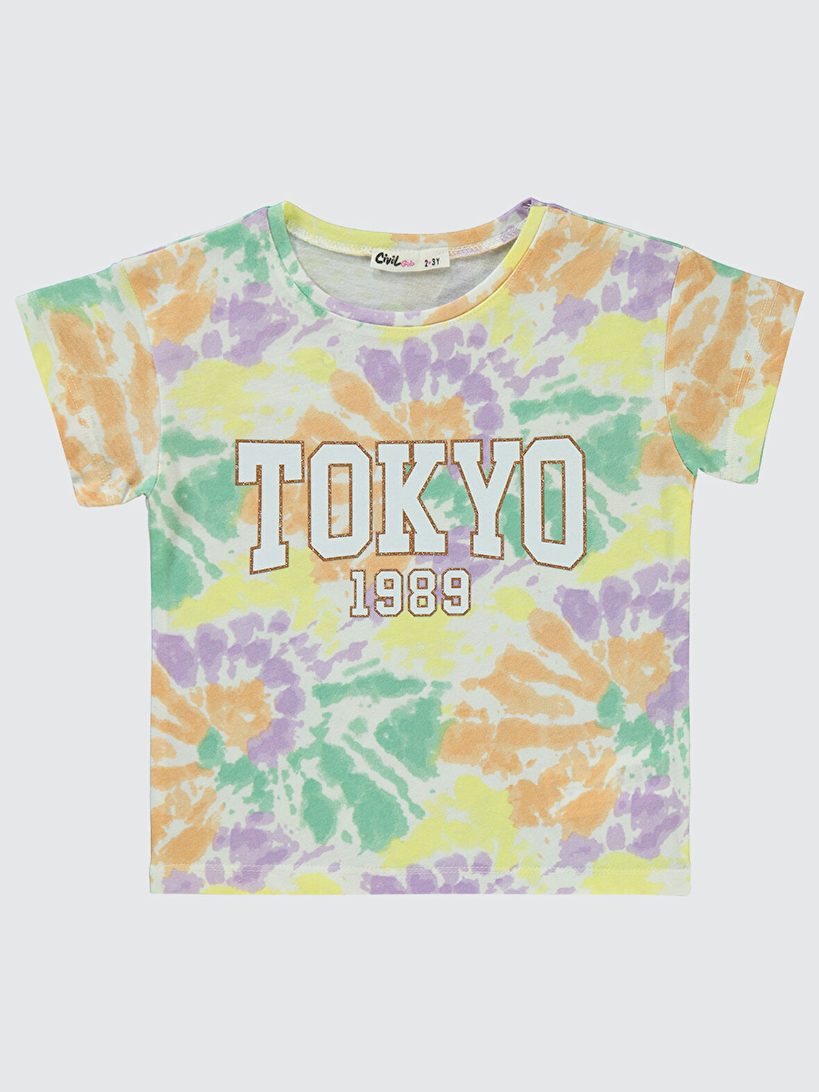 Civil Girls Kız Çocuk Tişört 2-5 Yaş Lila