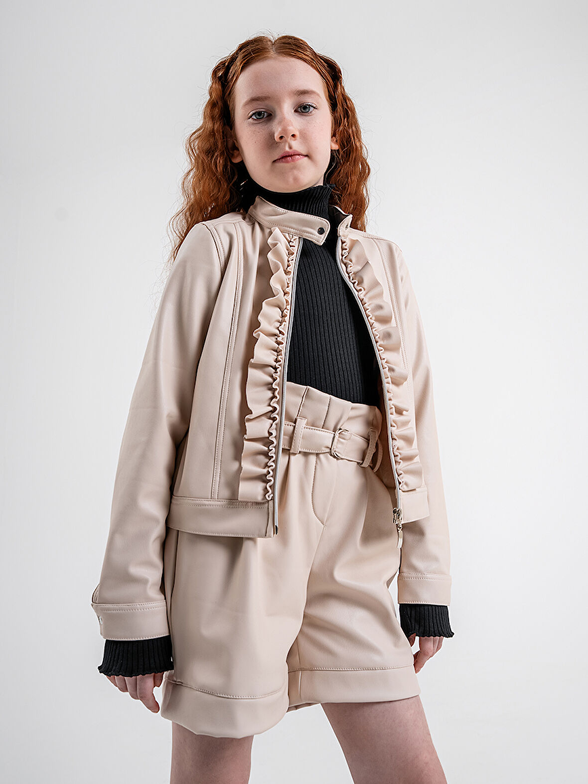 Pierre Cardin Kız Çocuk Ceket 10-12 Yaş  Bej