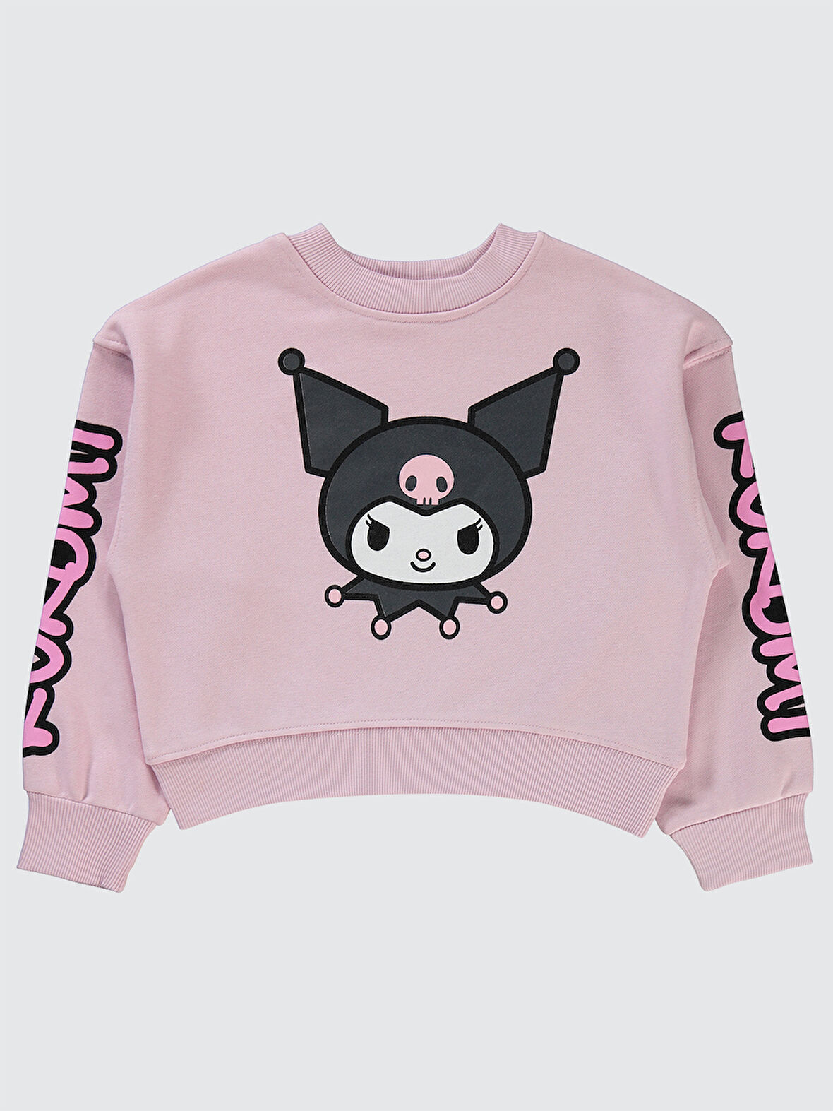 Kuromi Kız Çocuk Sweatshirt 6-9 Yaş Lila