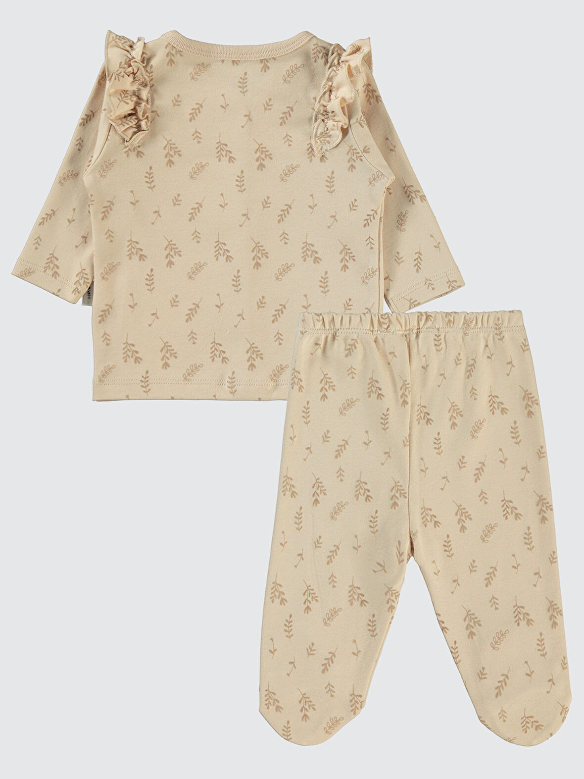 Civil Baby Kız Bebek Pijama Takımı 1-6 Ay FilDişi
