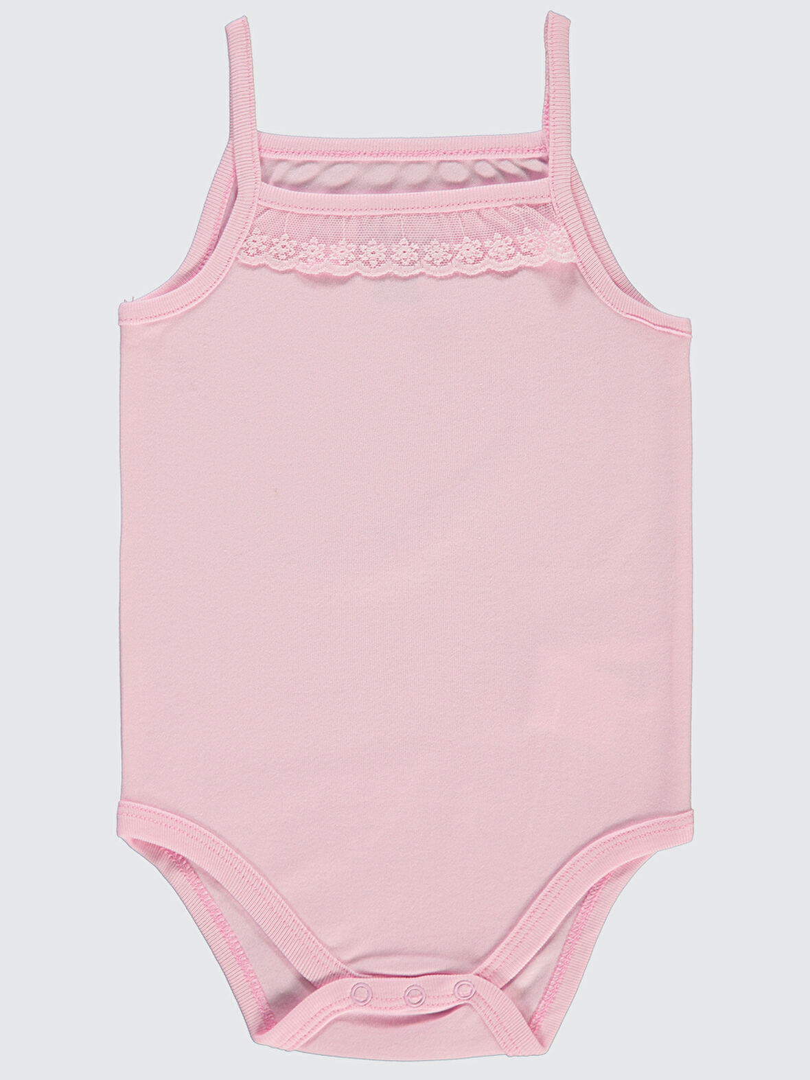 Civil Baby Kız Bebek Çıtçıtlı Badi 2-3 Yaş Pembe