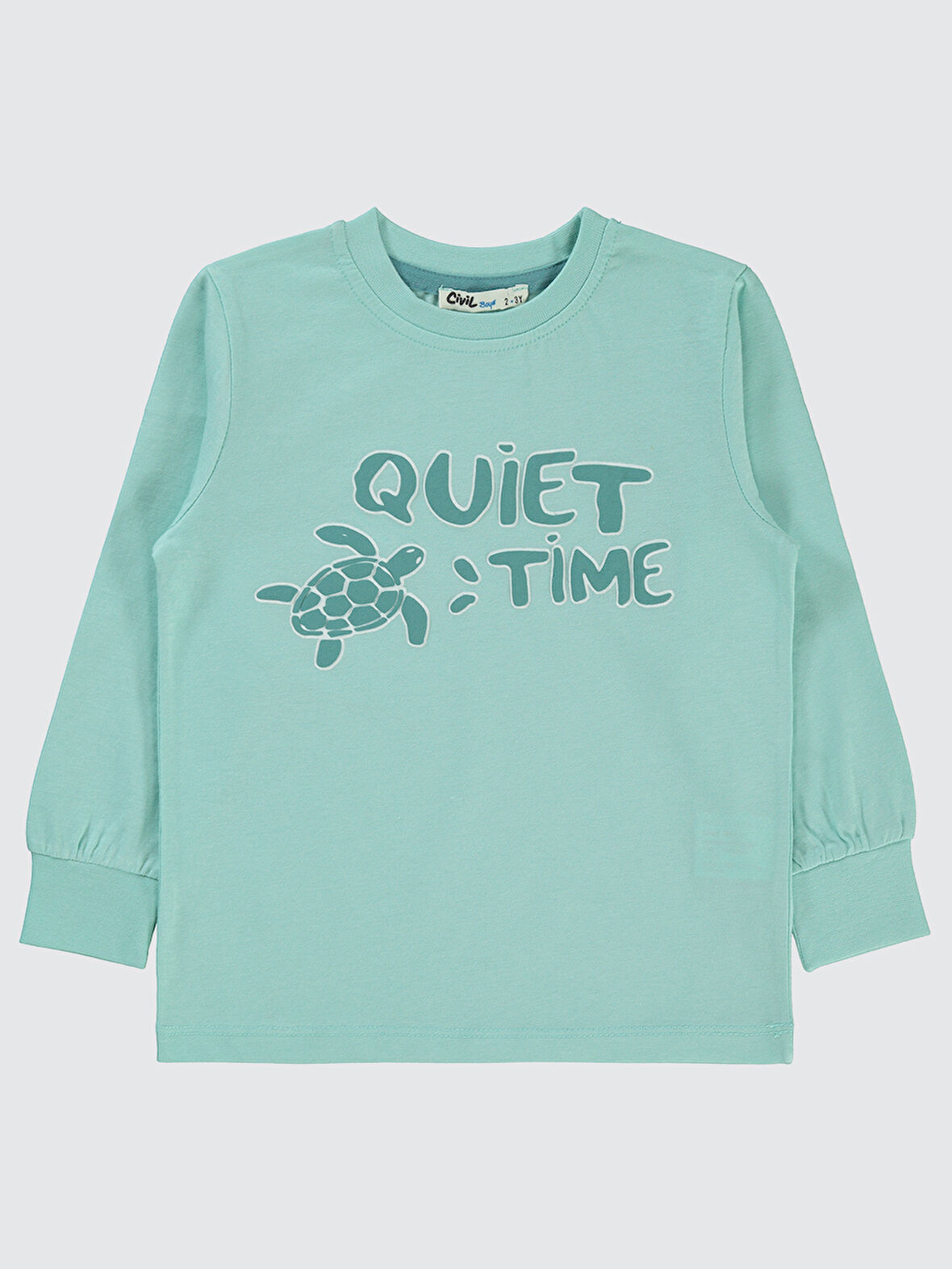 Civil Boys Erkek Çocuk Sweatshirt 2-5 Yaş Turkuaz