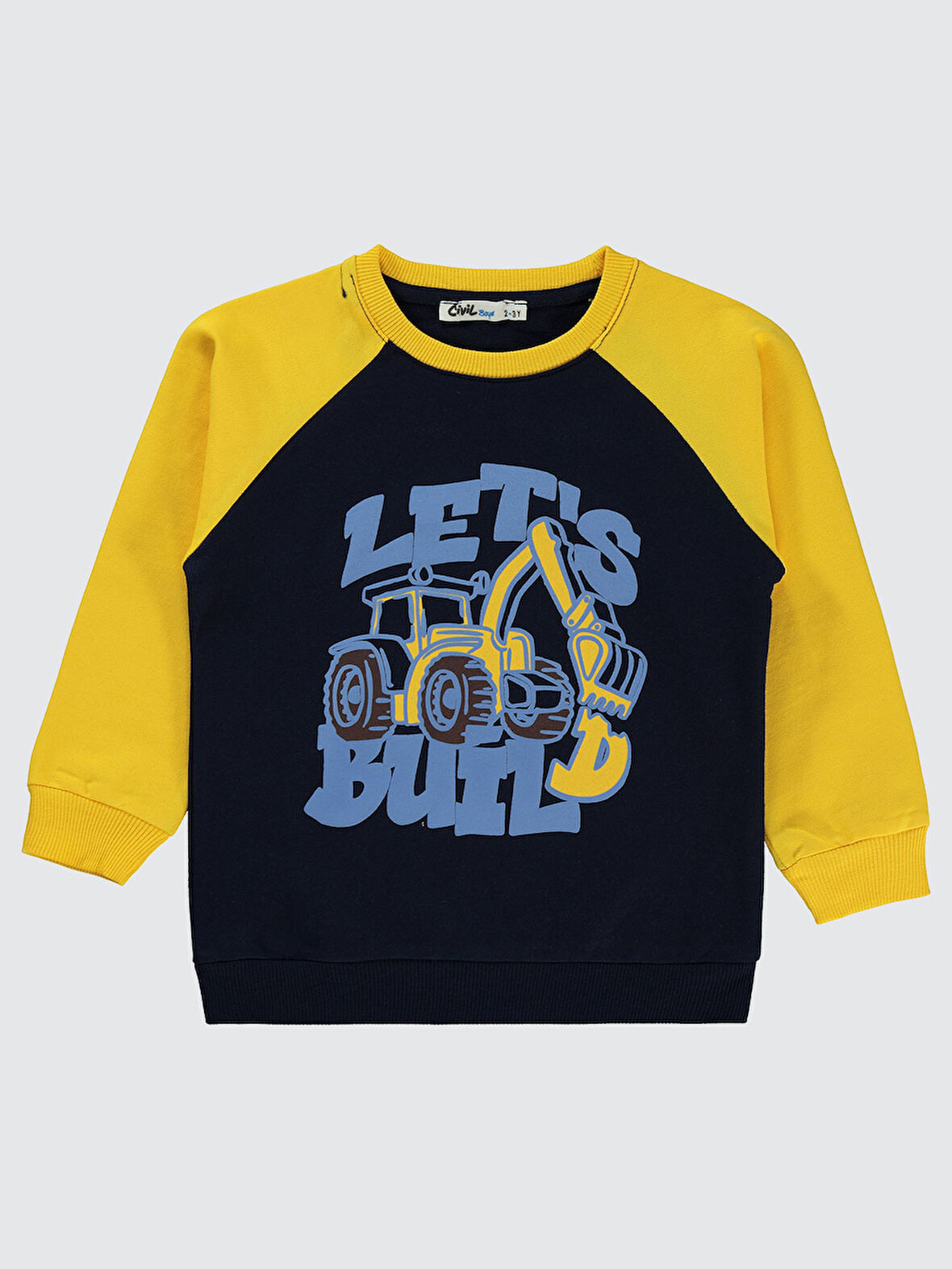 Civil Boys Erkek Çocuk Sweatshirt 2-5 Yaş Lacivert