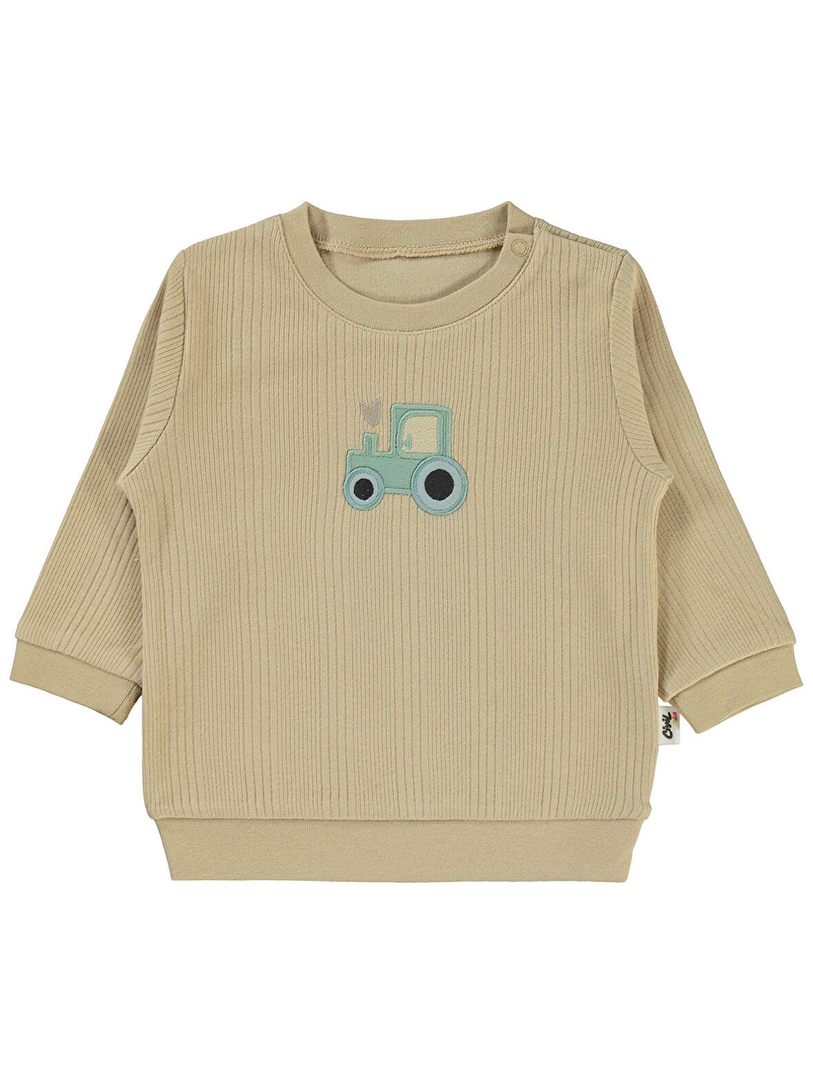 Civil Baby Erkek Bebek Sweatshirt 6-18 Ay Sütlükahve