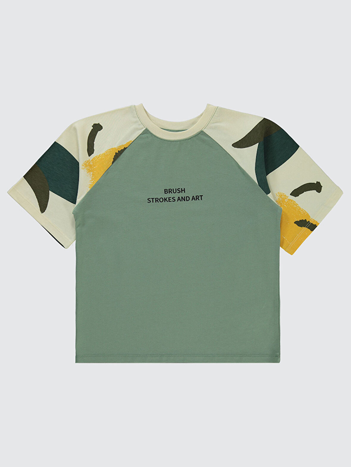 Civil Boys Erkek Çocuk Tişört 6-9 Yaş Soft Haki