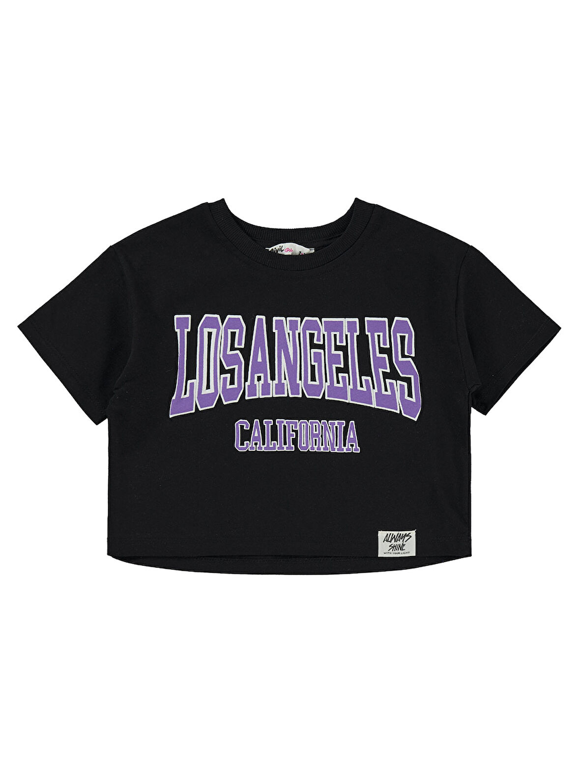 Civil Girls Kız Çocuk Tişört 2-5 Yaş Siyah