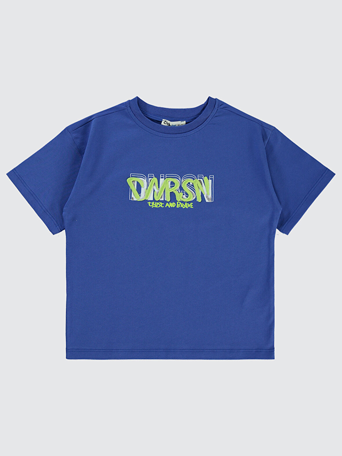 Civil Boys Erkek Çocuk Tişört 10-13 Yaş Saks Mavisi