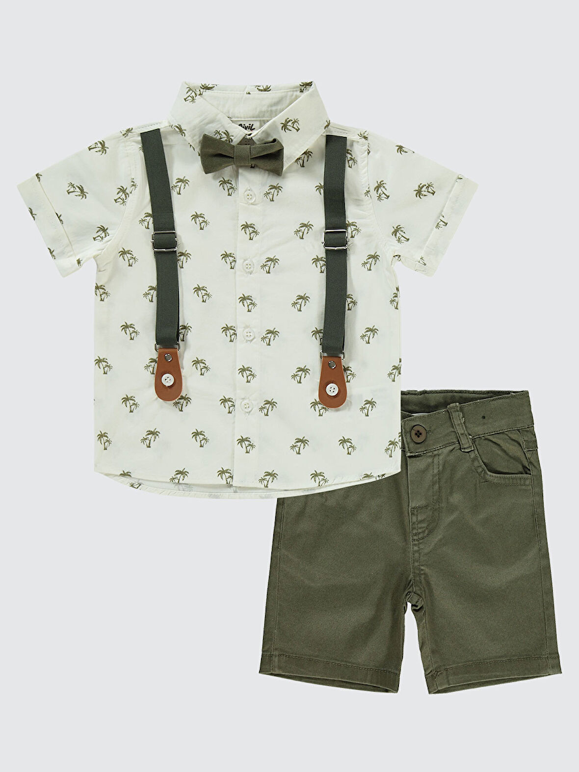 Civil Baby Erkek Bebek Takım 6-18 Ay Haki