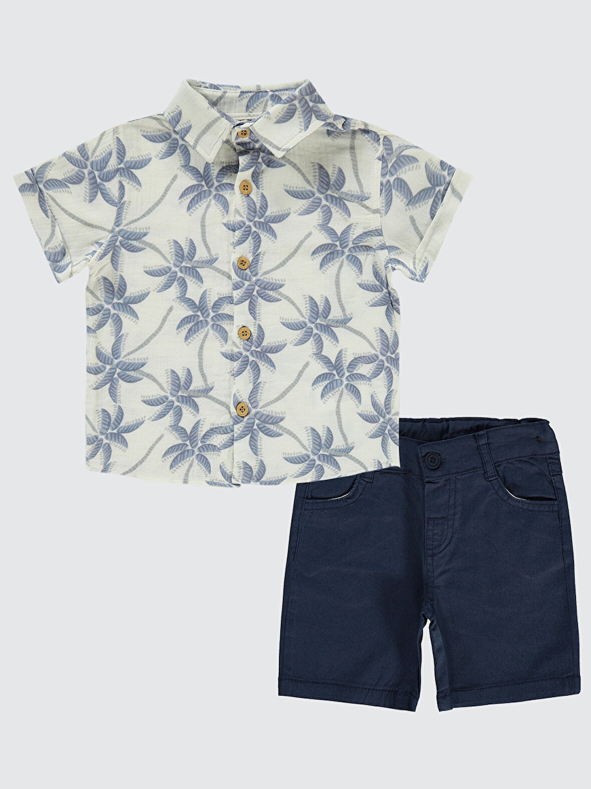 Civil Baby Erkek Bebek Takım 6-18 Ay İndigo