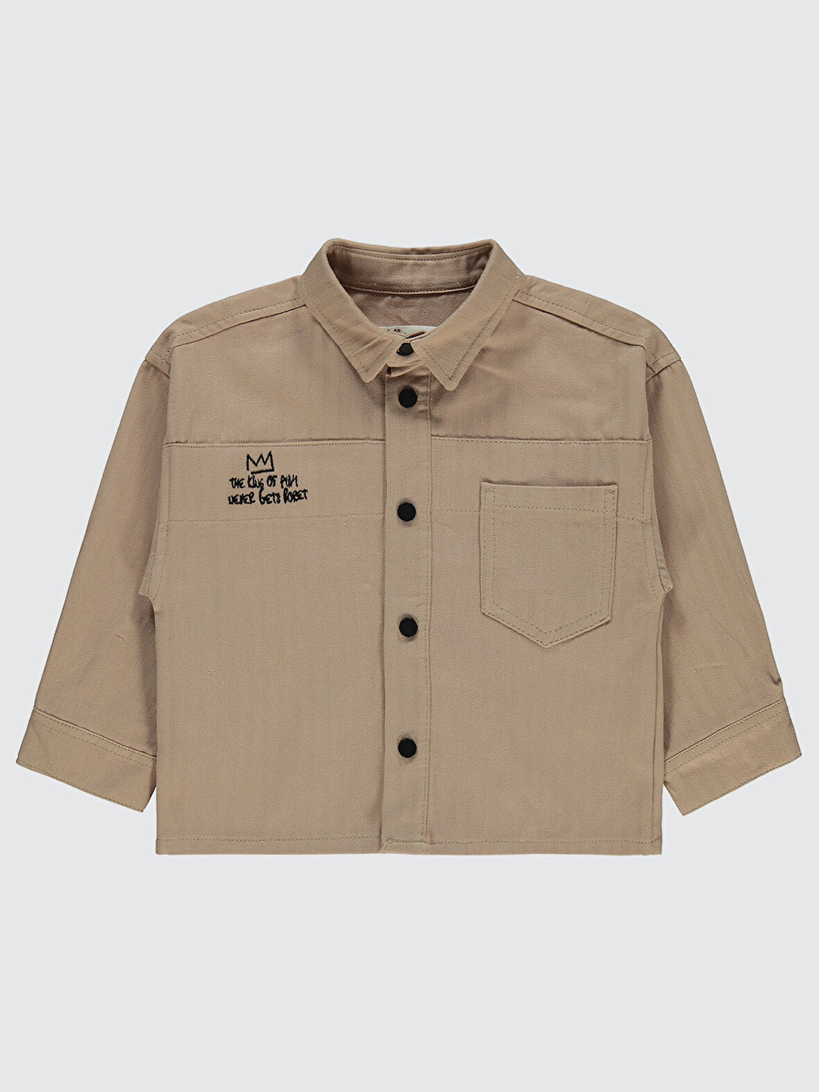 Civil Boys Erkek Çocuk Gömlek 2-5 Yaş Vizon