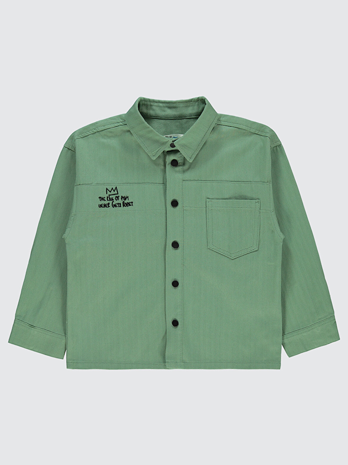 Civil Boys Erkek Çocuk Gömlek 6-9 Yaş Açık Haki