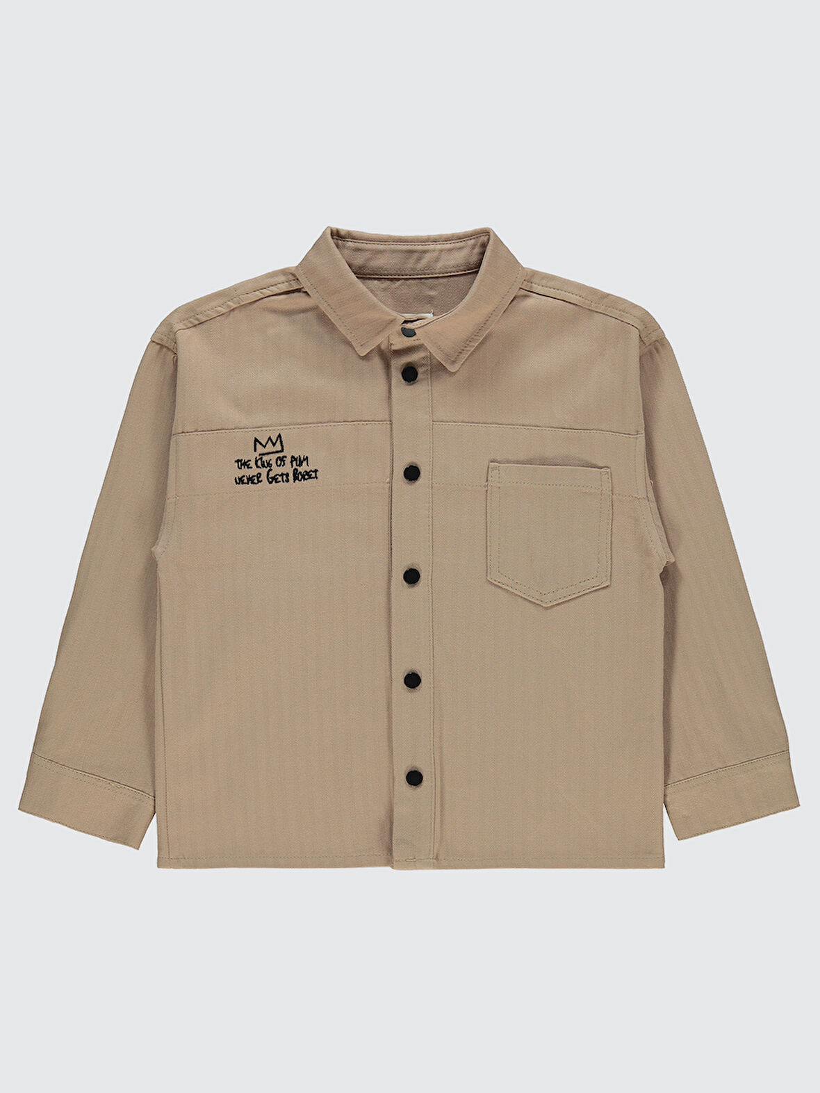 Civil Boys Erkek Çocuk Gömlek 10-13 Yaş Vizon