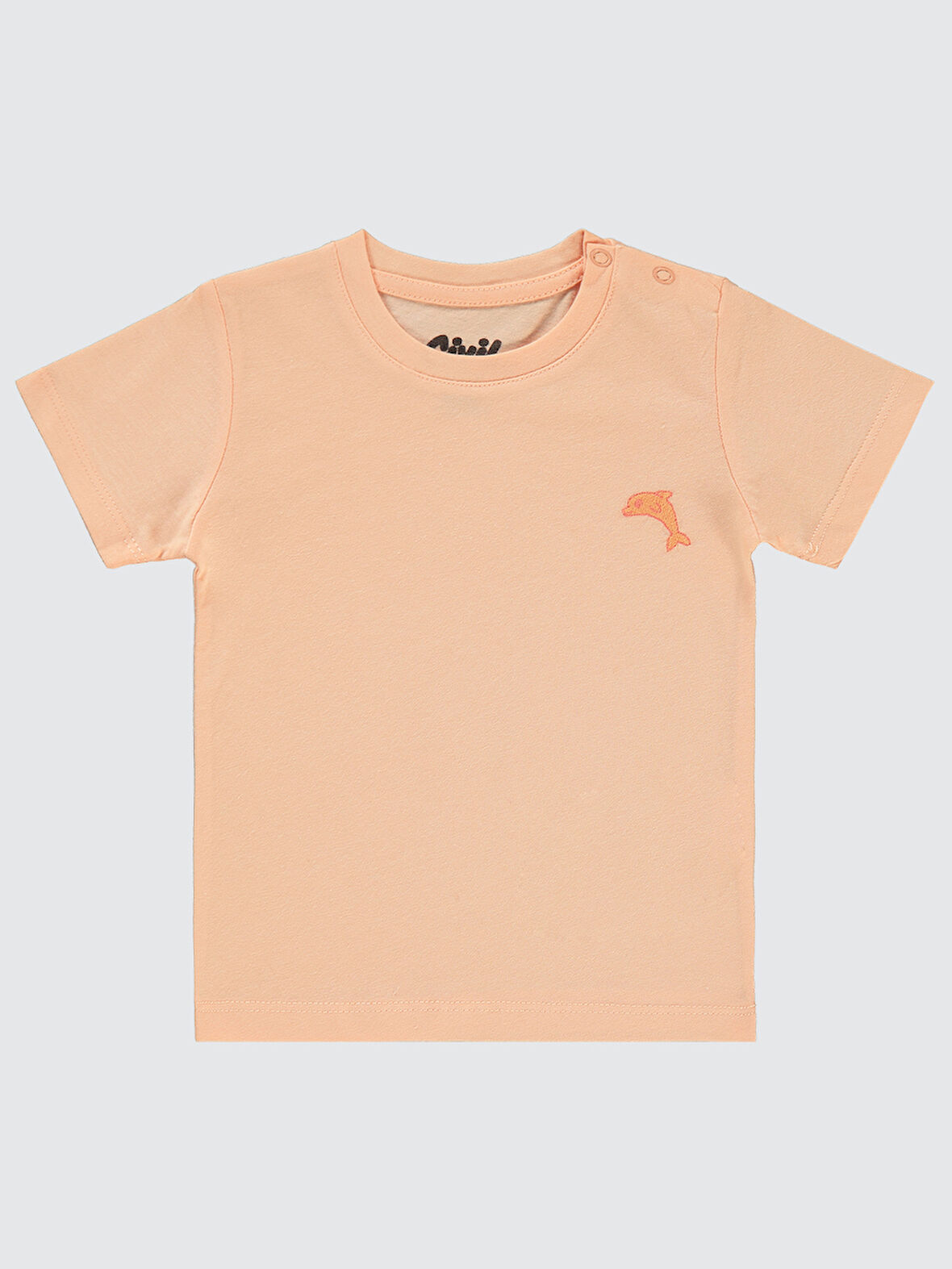 Civil Baby Erkek Bebek Tişört 6-18 Ay Somon