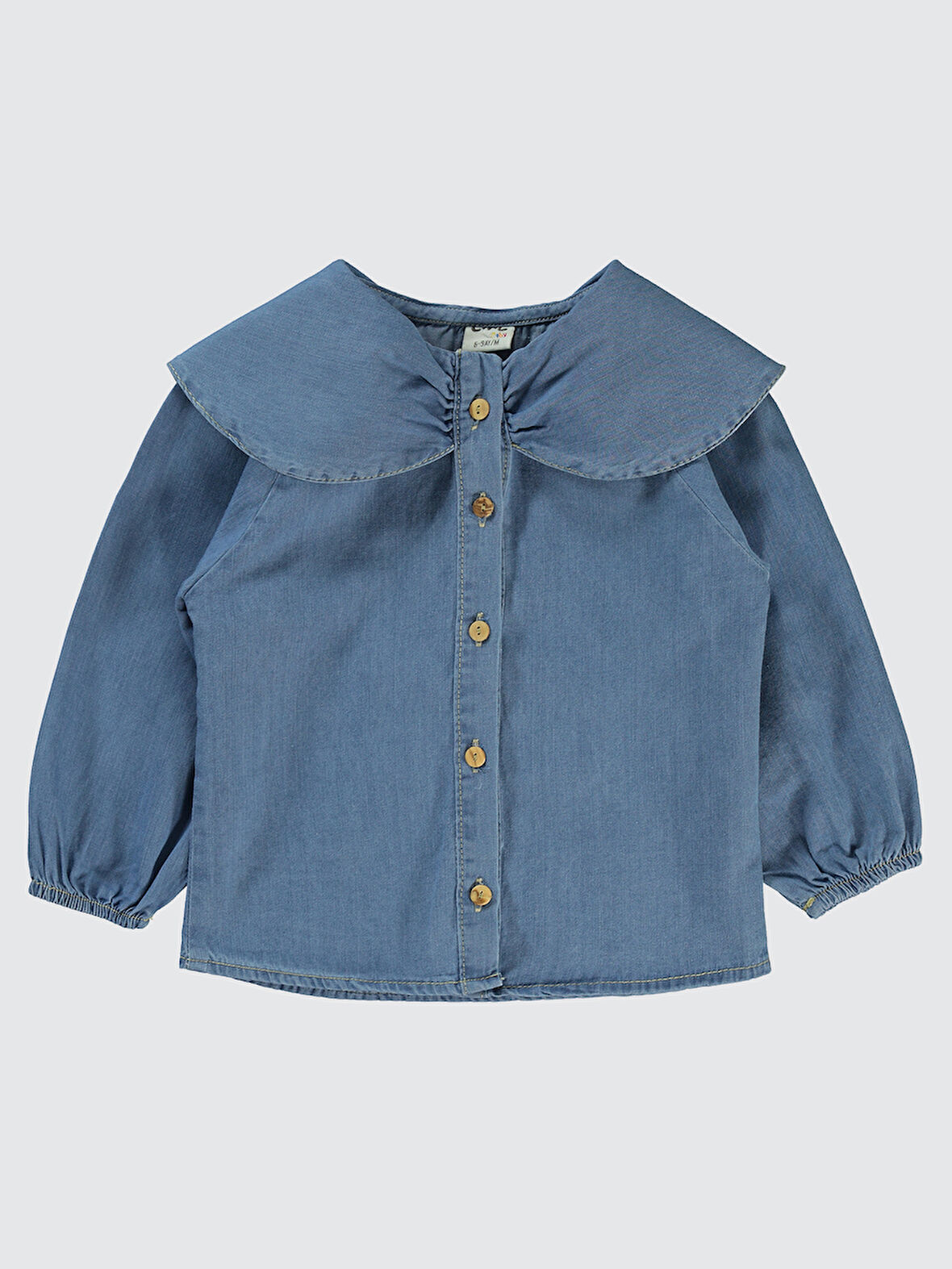 Civil Baby Kız Bebek Gömlek 6-18 Ay Mavi