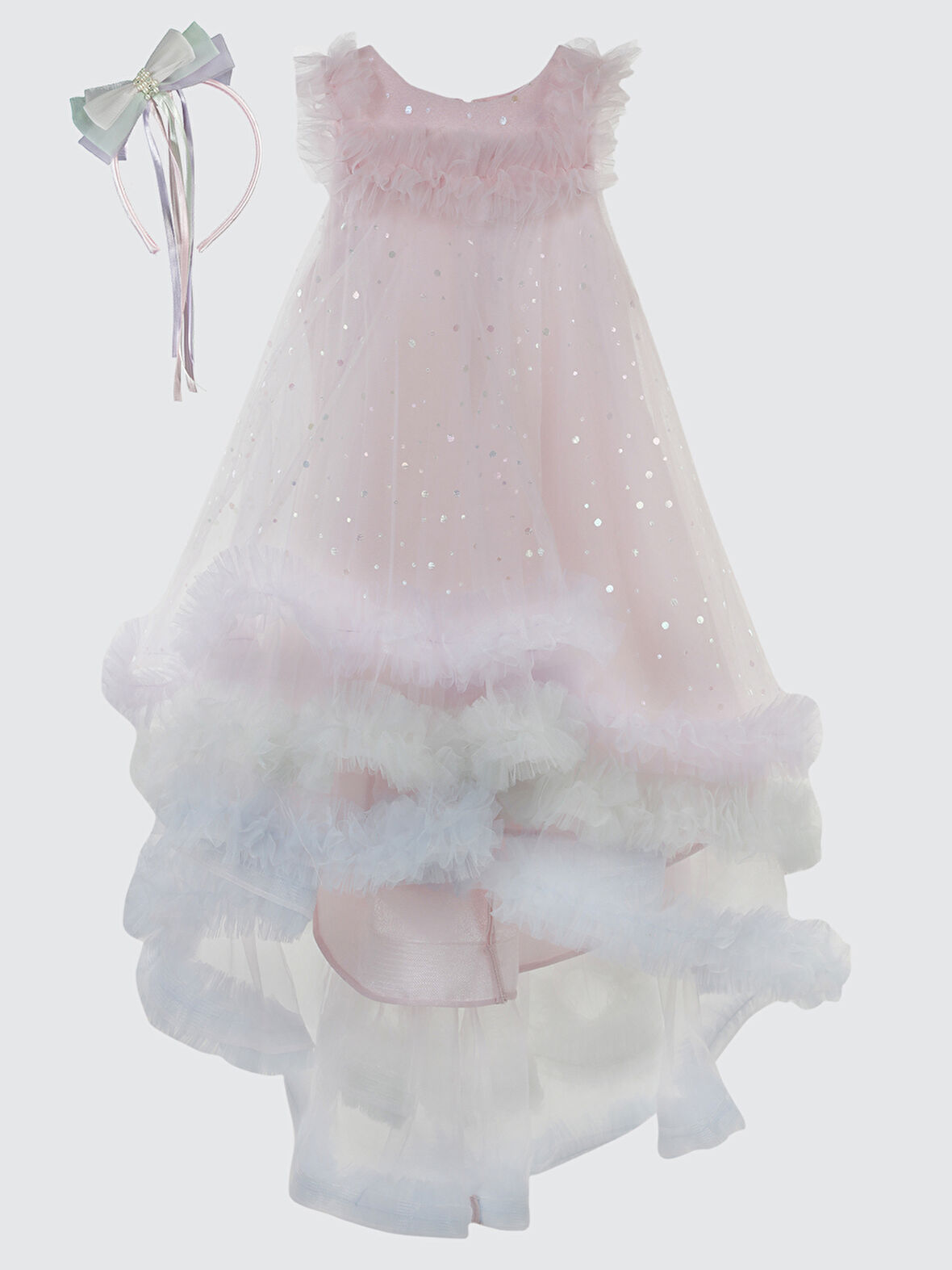 Civil Girls Kız Çocuk Abiye 6-9 Yaş Pembe